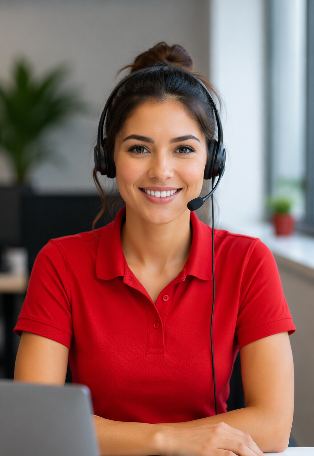 Kundenservice mit Headset